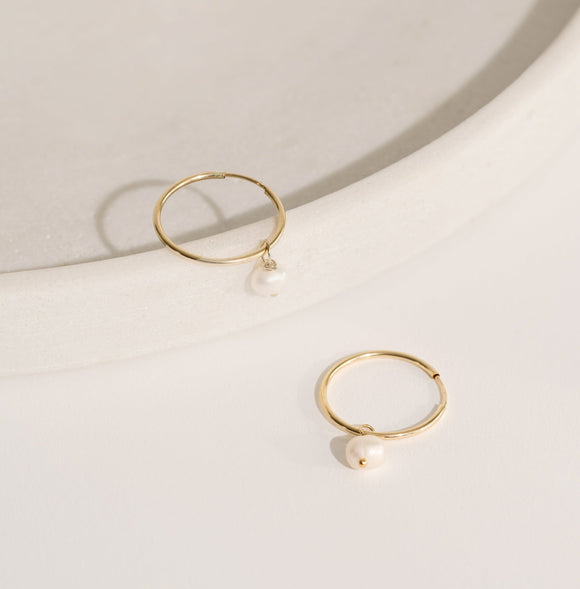 Kali & Sun Endless Pearl Hoops