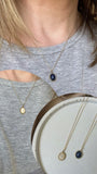 elizabeth.lyn Enid Necklace - Available in Lapis and Quartz