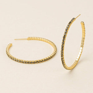 Scout Sparkle & Shine Rhinestone Hoop Earring - Multiple Colours Available