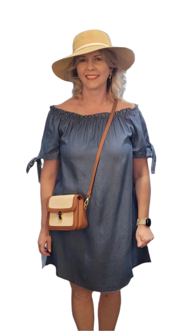 Funsport Lyocell Dress w/ Tie Sleeve