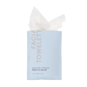 NuFace Prep & Glow Exfoliating & Hydrating Facial Wipes