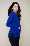 Renuar Knit Sweater in Lapis