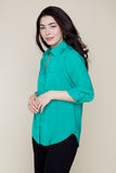 Renuar Airflow Blouse in Lagoon