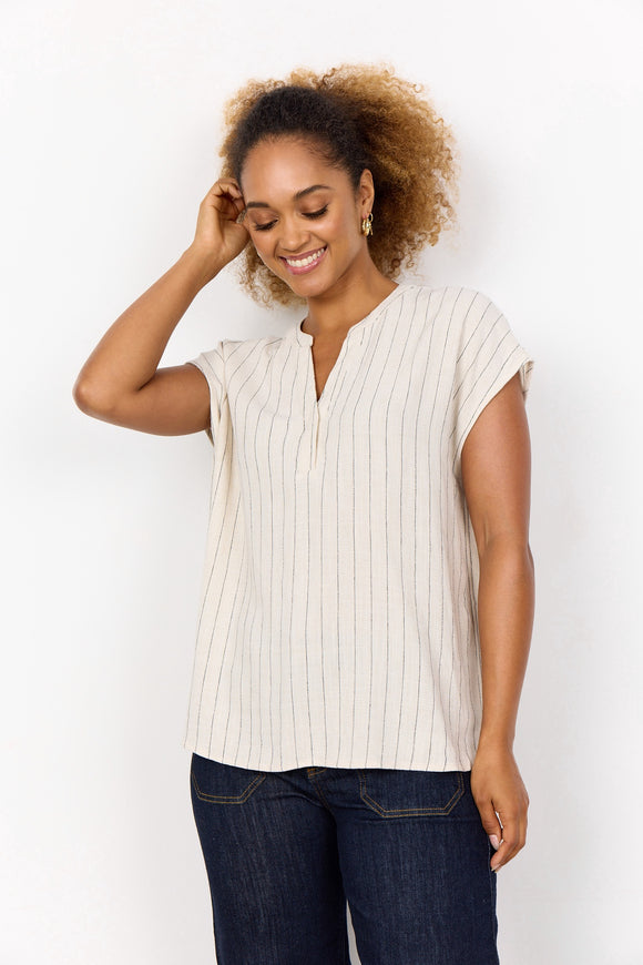 soyaconcept Poula 1 Linen Blend Top