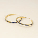 Scout Sparkle & Shine Rhinestone Hoop Earring - Multiple Colours Available